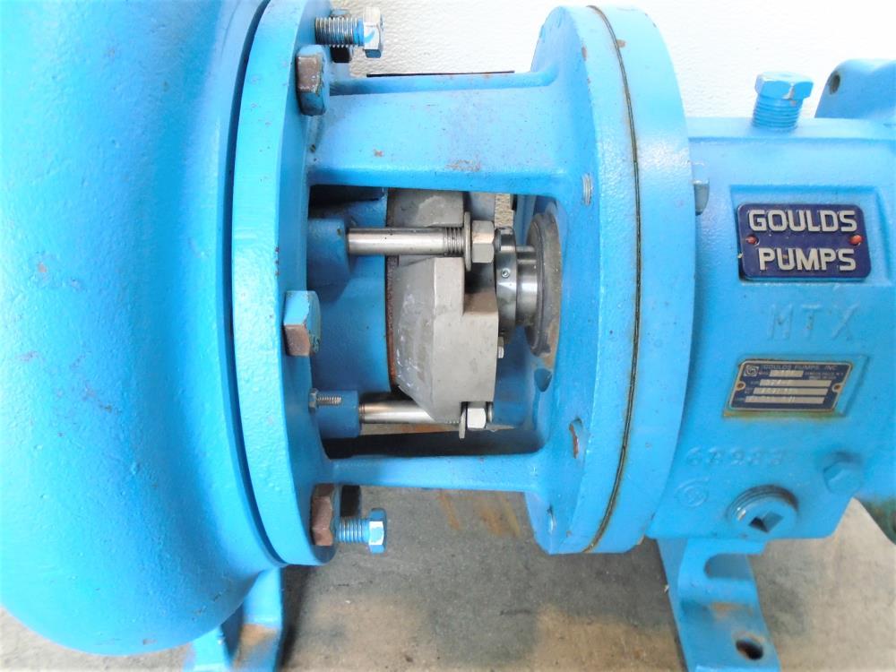 Goulds MTX 3196 Centrifugal Pump, 3"x4"-8", 7.375" Impeller, DI/316SS